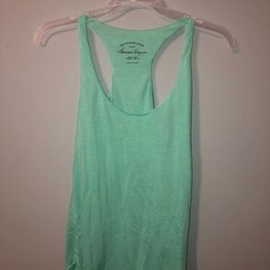 light green tank top